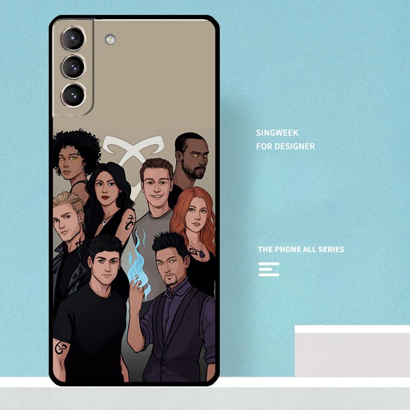 Shadowhunters Case For Samsung Galaxy S24 S22 S21 S23 Ultra Note 20 S8 S9 S10 Note 10 Plus S20 FE Cover