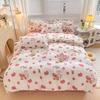 Bonenjoy Black And White Colo Striped Bed Cover Sets Single/Twin/Double/Queen/King Quilt Cover Bed Sheet Pillowcase Bedding Kit