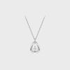 [Stonehenge]] Silver Water Drop Necklace Sc25A36E