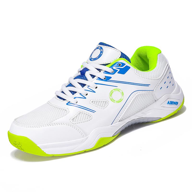 Badminton Shoes for Men Women Sport Outdoor Tennis Trainers Blue Anti-Slip Table Tennis Sneakers Gym Professional Women Man