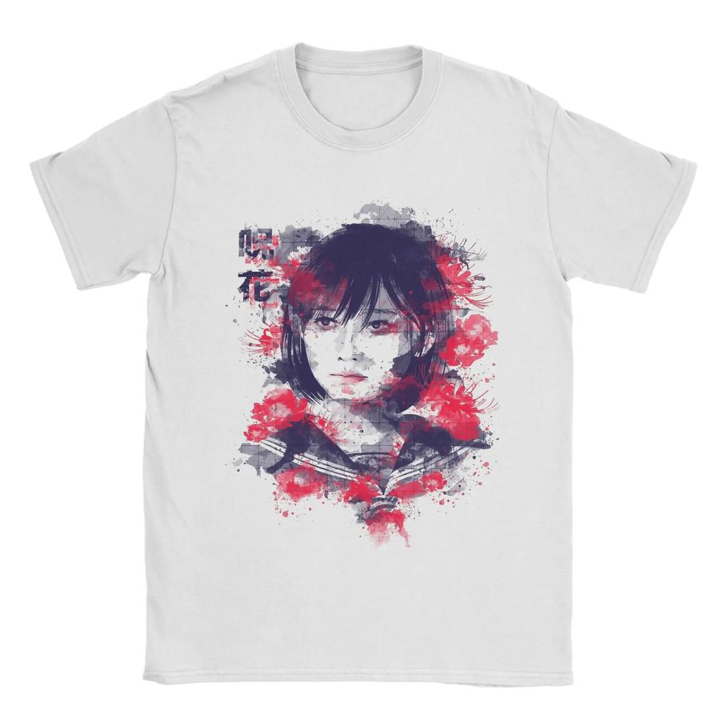 Men's Horror Game Silent Hill F T Shirt Hinako Shimizu Cotton Clothing Novelty Short Sleeve Crew Neck Tees Summer T-Shirt