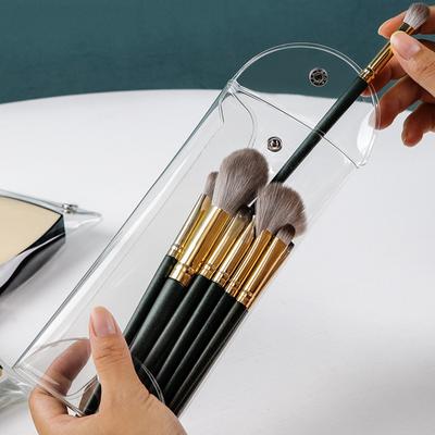 PVC Transparent Make-Up Pinsel Lagerung Tasche Tragbare Mini Reise Taste Münze Geldbörse Wasserdichte Zubehör Make-Up Pinsel Tasche 1 Stück