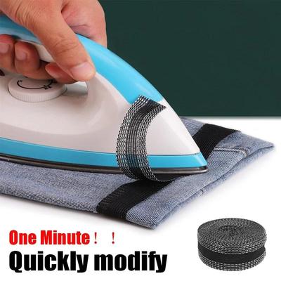 Self-Adhesive Quick Pants Paste Iron On Pants Edge Shorten Repair Pants for Jean Clothing Jean Pants Apparel DIY Sewing Fabric