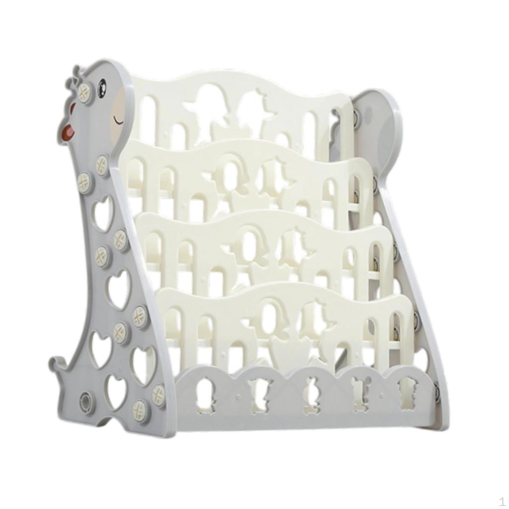 Kids Bookshelf Utility Magazines Organizer for Nursery Office Classrooms