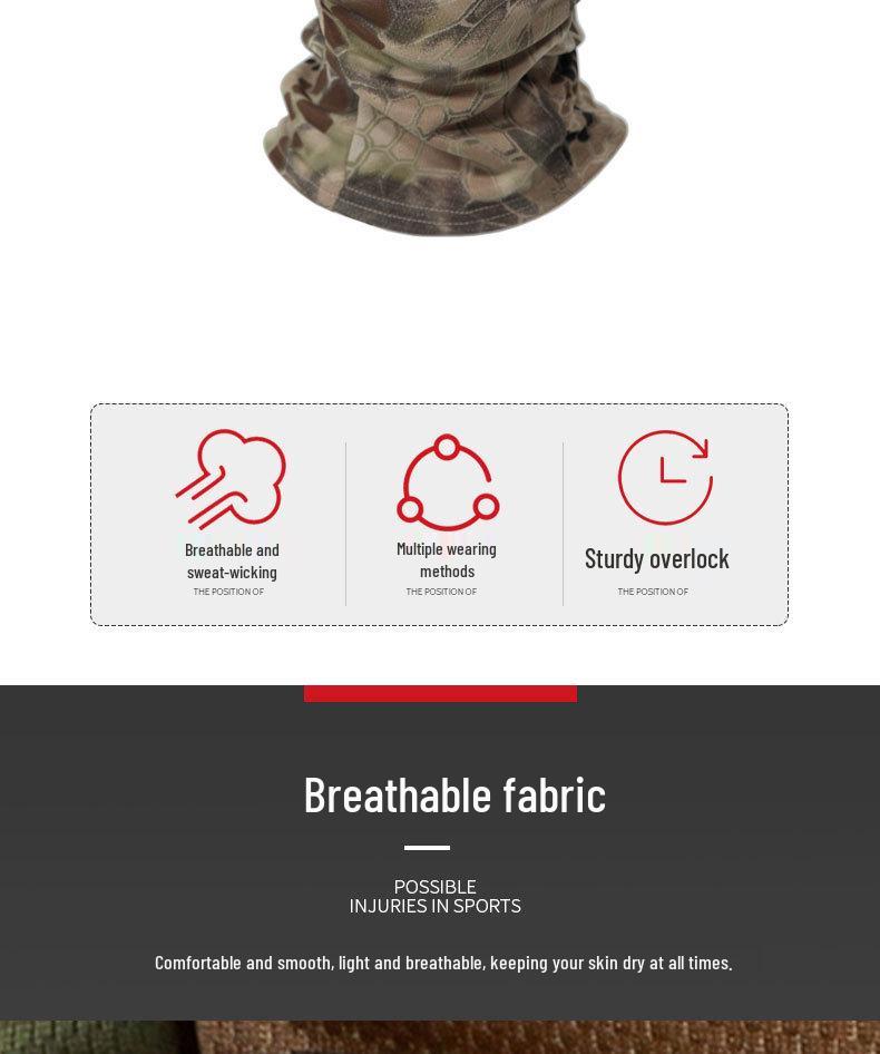 Camouflage Outdoor Sports Balaclava: Dustproof, Sun Protection Cycling Mask