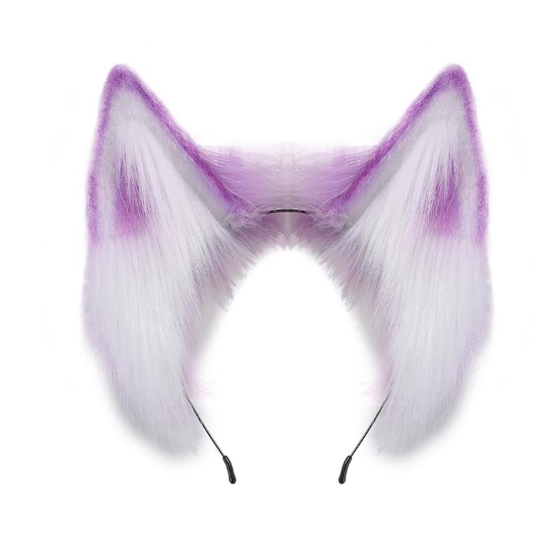 

Cat Ears Headband for Dress up Party Cosplay Hairpiece Handmade Cat Hair Hoop