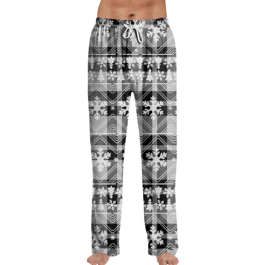 Anime Pajama Pants Sleepwear Casual Drawstring Elastic Waist Pants Comfy Straight Yoga Loose Trousers