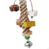 Bird Chew Toy, Cage Bite Chewing, Ripping Rattan Molar Shredder Parrot Toy