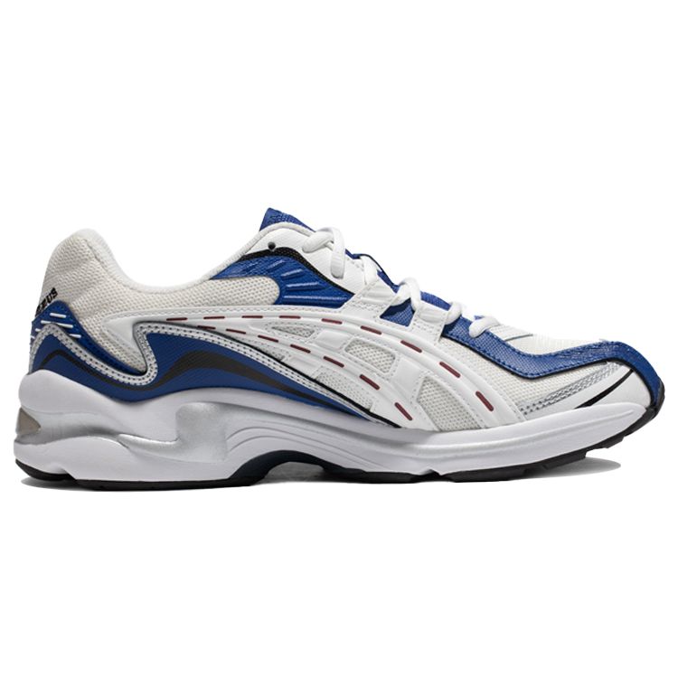 Asics Gel-Preleus Fabric Synthetic Leather Mesh Retro Sports Low-Top Lifestyle Shoes Unisex sneaker White Blue 1201A838-101
