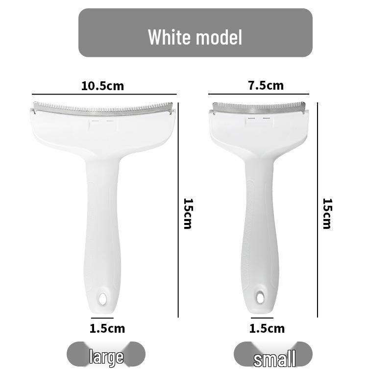 Curved Blade Pet Hair Removal Comb - Simple Macaron Design