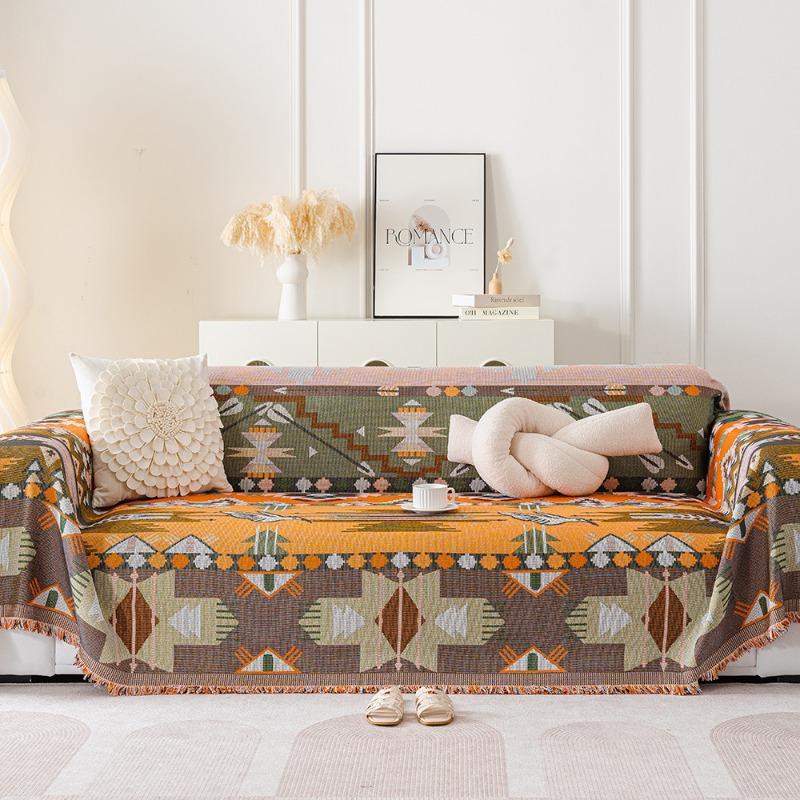 

Подушка для дивана в новом скандинавском стиле, универсальная для всех сезонов, летняя подушка для сиденья, покрывало-полотенце для прямого ряда, ткань-покрывало для спинки 180*130