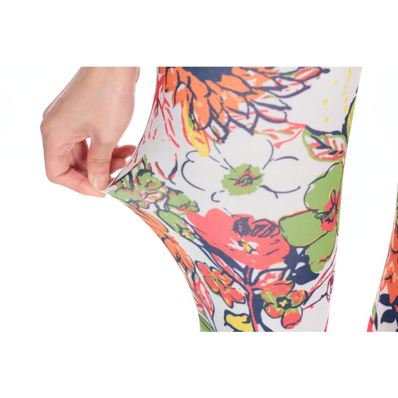 Floral Leggings High Waist Paisley Printed Legging For Women Highly Stretchable Fitness Tights Yoga Pants Workout Sportswear