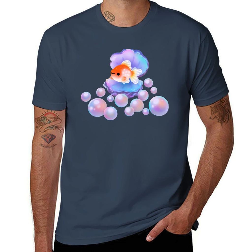 Pearlscale goldfish with pearls TShirt Work Outdoor Short Sleeve Tee
