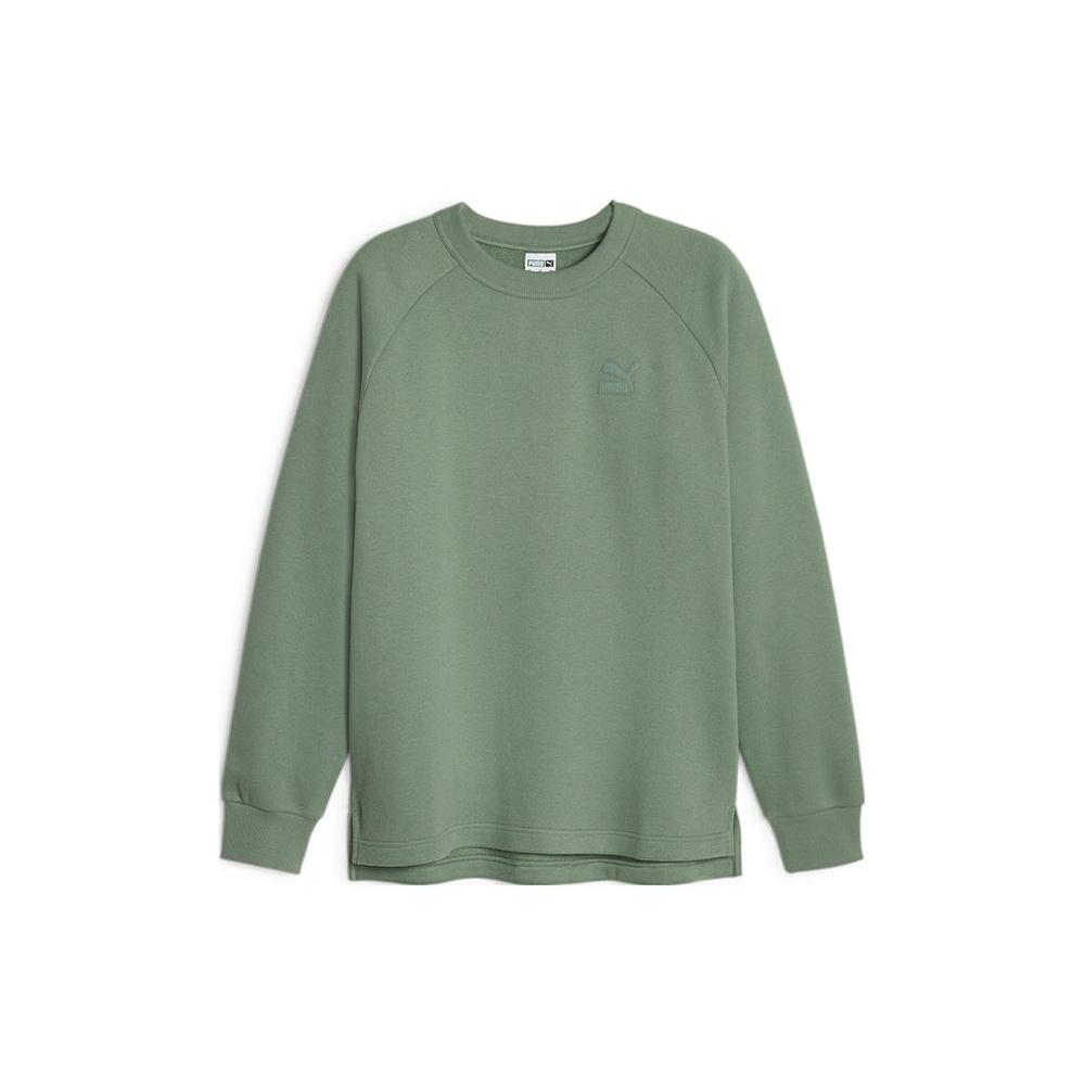 PUMA Loose-Fit Sports Pullover Sweatshirt Green Men s 625299-44 XL