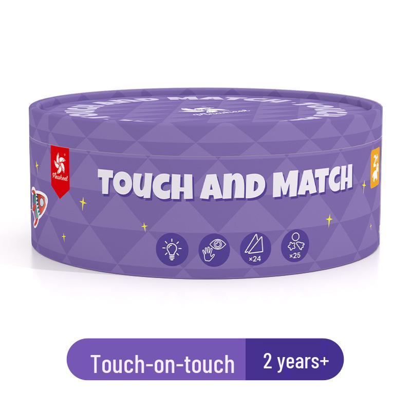 Pinwheel Tactile Shape Recognition Toy for Children's Early Education
