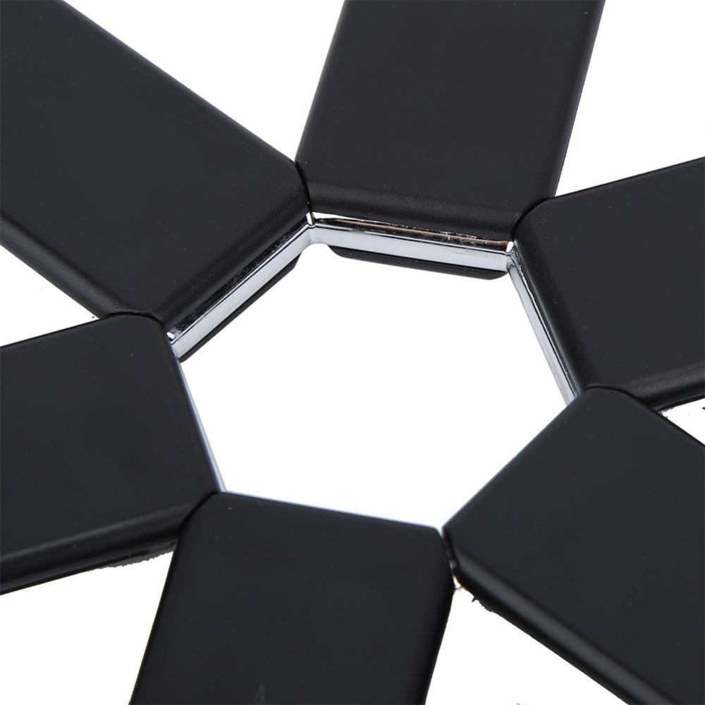 Easy To Wipe ABS Foldable Placemat Heat Insulation Smooth Bowl Coaster Fashion Flexible Insulation Pad Kitchen
