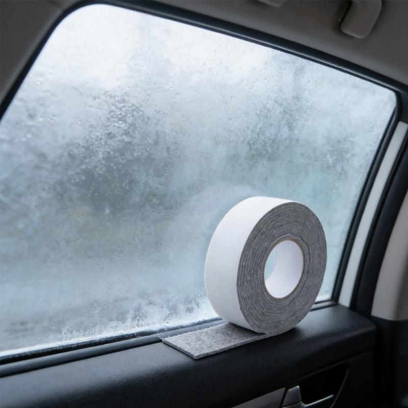 3 Roll Thick Felts And Nonwoven Fabric Window Absorbent Strips Adhesive Absorbing Tape For Preventing Condensation Damage