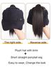 Synthetic Natural Straight Hair Ponytail Extension Wig Black Plush Shade Baseball Cap All-in-one Easy To Wear Hat Wig