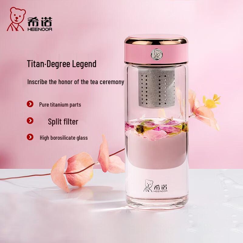 Heenoor Single-Layer Tea Infuser Glass Bottle