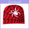 Spider Pattern Knit Beanie For Men And Women Warm Streetwear Fashion 2023