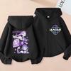 Funny Zip Up Sweatshirts Kpop Demon Hunters Hoodie Children Clothes Kid Girl Boy Sweatshirt Zipper Hoody Baby Casual Top