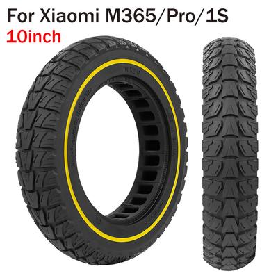 Pneu 10 pouces 10x2.0 pour trottinette électrique Xiaomi M365 1 S Pro Pro 2, pneu solide en caoutchouc, amortisseur, antidérapant, accessoire