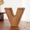 Wooden 26-letter English Letter Piggy Bank In Stock Children's Small Toy Storage Box Transparent Acrylic Piggy Bank Home Decor