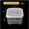 ZISIZ 400ml Plastic Food Sample Retention Boxes (11-Pack)