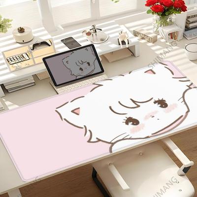 Mouse Pad Nonslip Cute Kawaii Illustrations Lockedge Office Student Gaming Thickened Large Writing Cushion MMikko MousePad