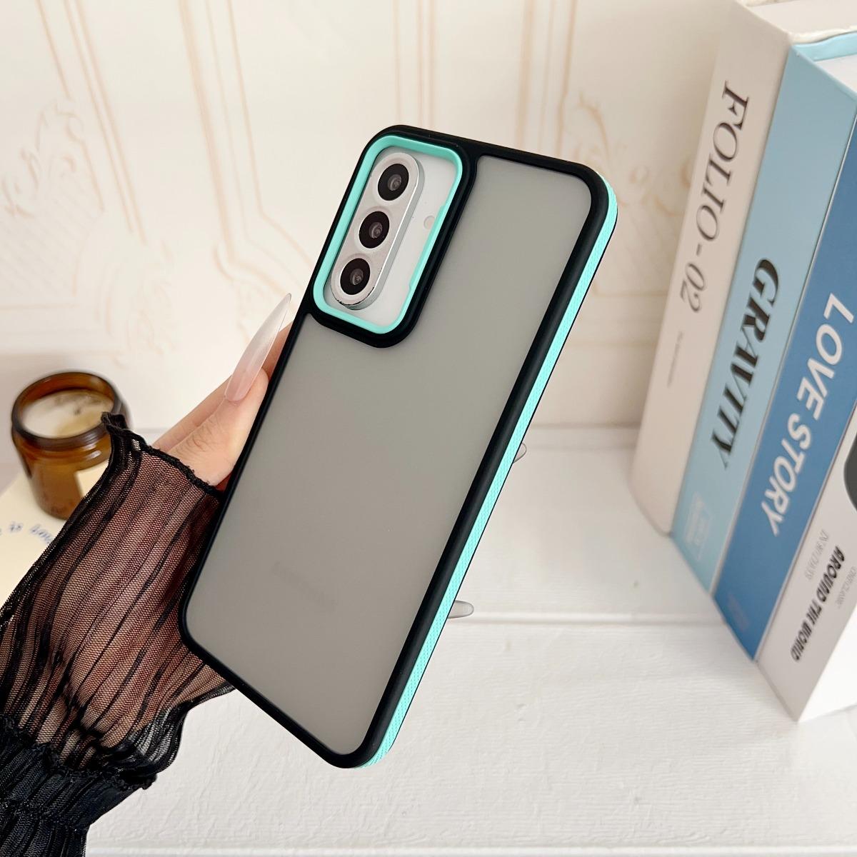 

Two-tone Skin-friendly Texture phone case For Samsung galaxy A04 - A07 A16 A15 A24 A25 A26 A32 A34 A35 A36 A54 A55 A56 TPU Cover Galaxy A04 світло-зелений колір
