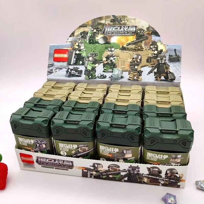 Swat Commando Miniature Building Block Military Sand Table Soldier Weapon Assembly Compatible Children'S Toys Small Gifts