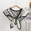 Sunscreen Women Shawl Scarf Decoration Fake Detachable Collar Protect Neck Shoulder Girl Dress Accessories