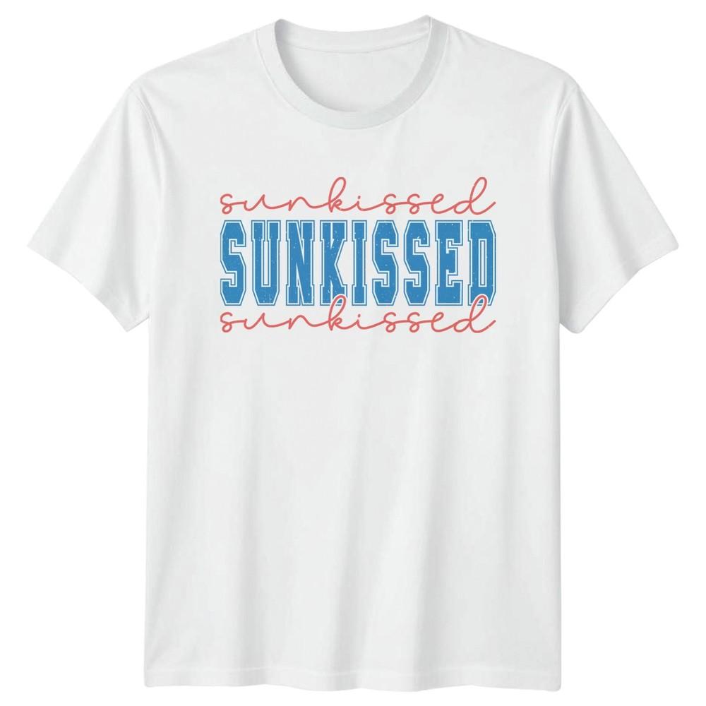 Sunkissed Unisexs TShirt Summer Summer Vibes Gift For Her S