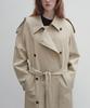 VOEF Roo Trench Coat (Soft Khaki)