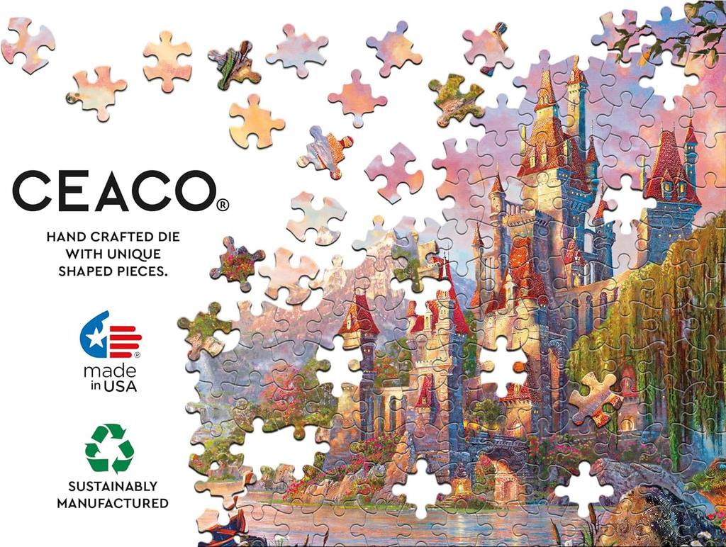 Ceaco - Thomas Kinkade - Disney - Beauty and the Beast II - 1000 Piece Jigsaw Puzzle