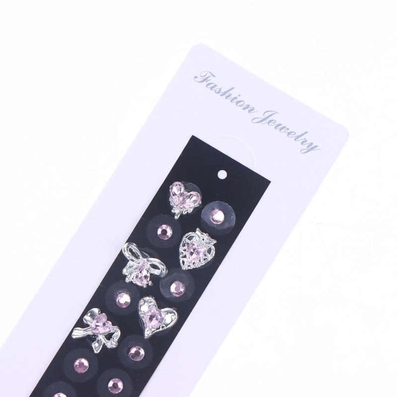 20Pcs/Sheet  Heart Bow  Ear Point Stickers Ear Pressure Stick Acupuncture Auricular Ear Stickers Massage