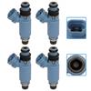 4PCS Fuel Injector 16611AA521 For Subaru Impreza 2.0L H4 Turbocharged 2002-2005