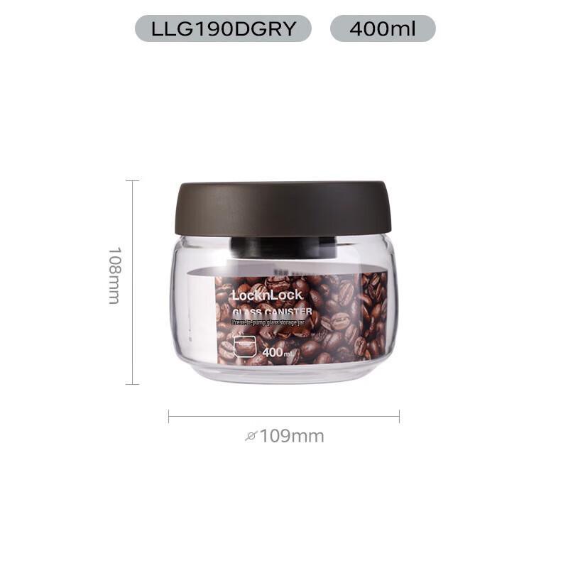 LOCK&LOCK Vacuum-Sealed Glass Storage Canister
