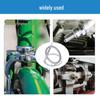 450-Piece Aluminum Gasket & Sealing Ring Set: High-Temp Resistant, Spring Washer, M6-M24.