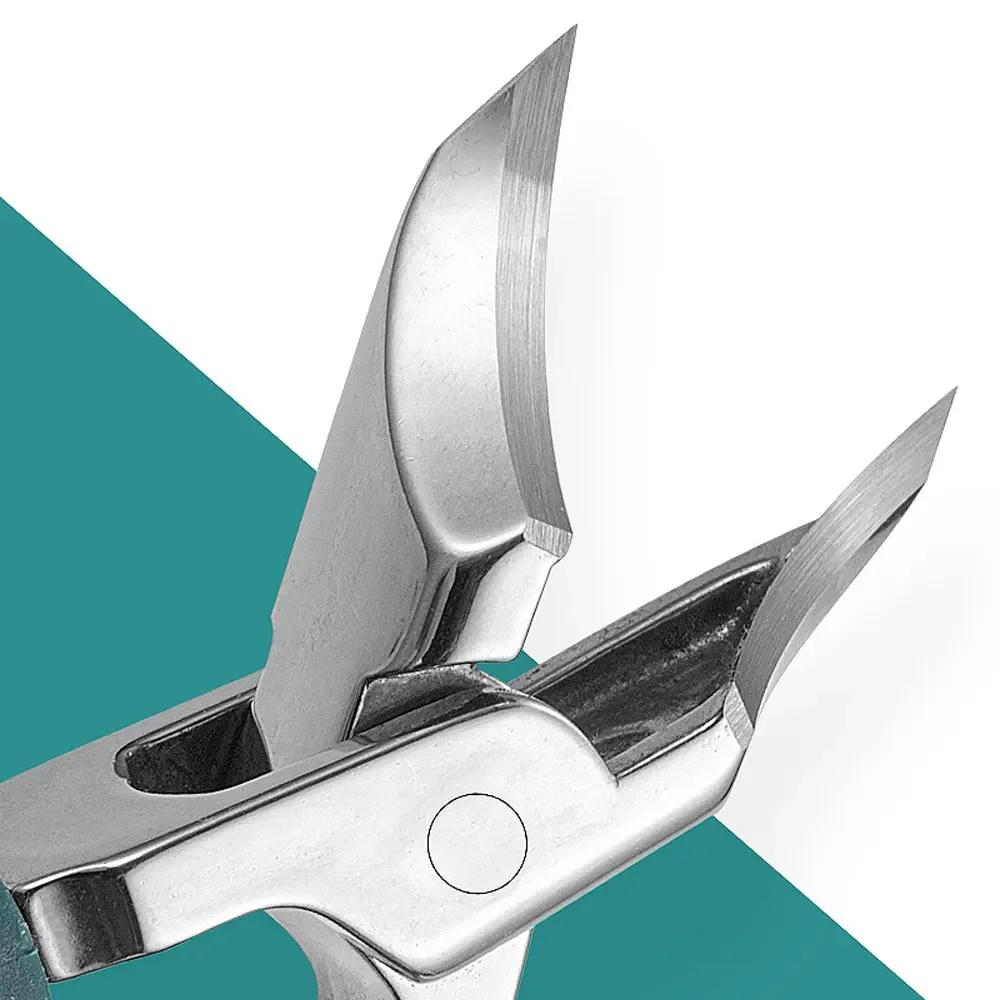 Obcinaczki do paznokci duży otwór Ostra i skośna szczęka Obcinaczki do paznokci Do grubych wrastających Szeroka szczęka skośna szczęka grube cążki do paznokci u stóp