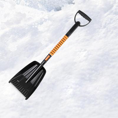 Ice Scraper Extendable Aluminum Alloy Pole With Foam Grip Pivoting Brush Head For Car SUV Truck Christmas Car