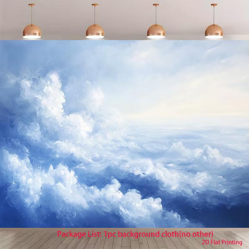 2D Abstract Cloudscape Backdrop for Fine Art, Portrait & Commercial Photography 47.2x31.5inch/120*80cm