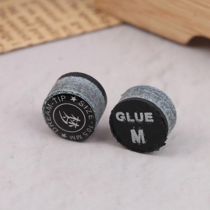 10.5/11Mm Professional Billiards Cue Tip With Gasket High Elastic Ox Cue Tip Snooker And Billiard Black 8 Billiard Accessories