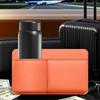 Backseat Cup Holder Leather Bottle Holder For Car Backseat Automotive Storage Organization For Truck RV Automotive Pickup Sedan