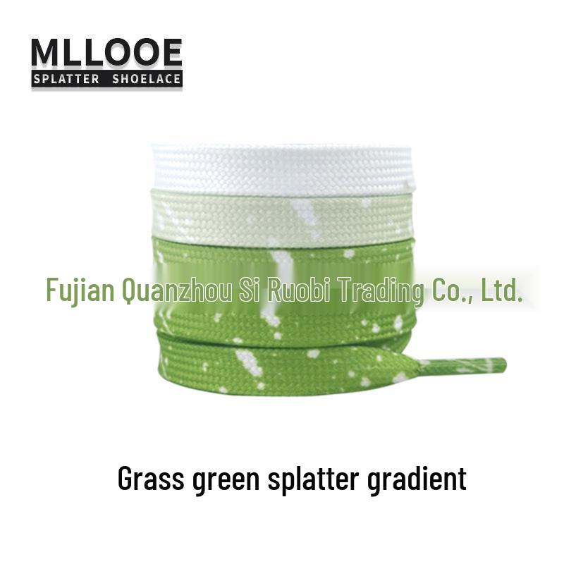 

Черно-белые шнурки с брызгами краски для AF1, Dunk, обуви для скейтбординга и повседневной обуви 140cm