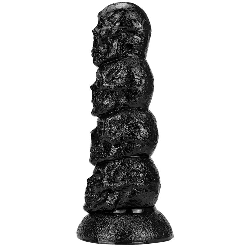 11cm Skull Oversized Anal Plug Penis Shaped Anal Plug Alternative Anal Dilator Huge Chrysanthemum Masturbation Device