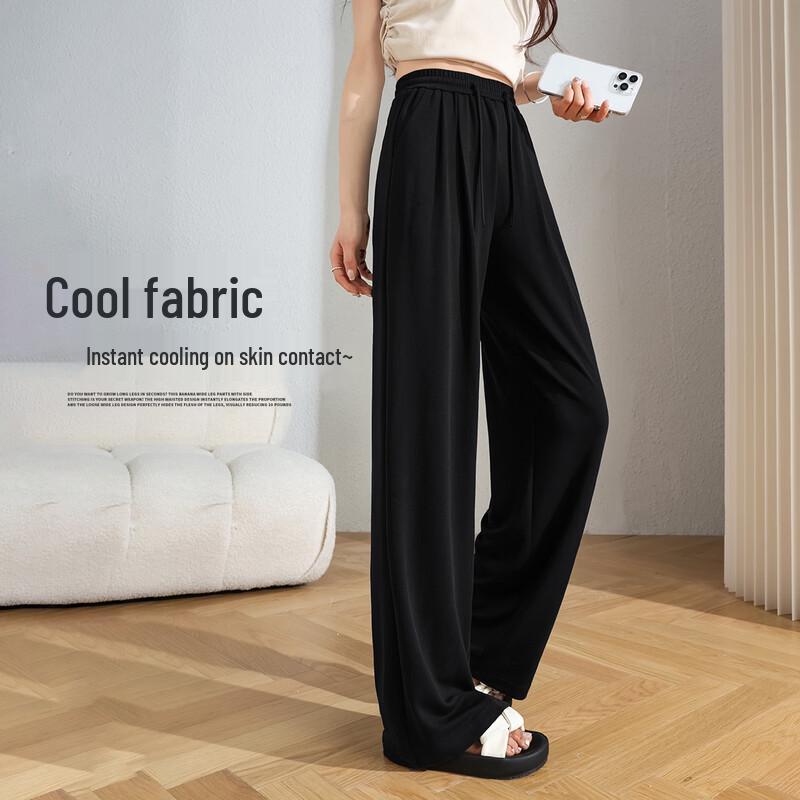 Women s Relaxed Fit High-Waisted Wide-Leg Pants 2XL