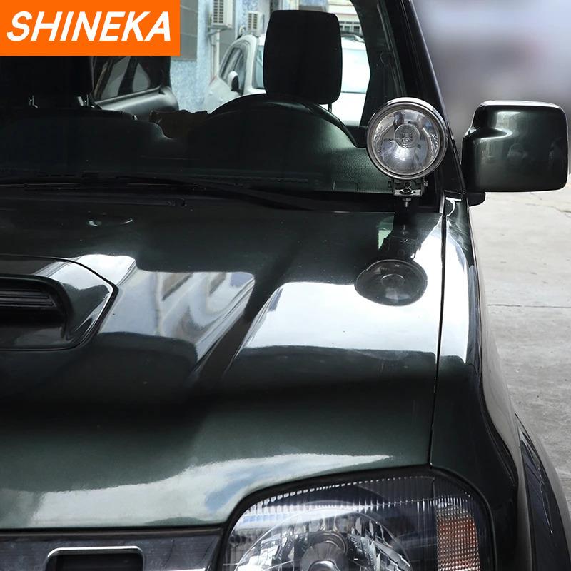 SHINEKA Engine Hood LED Light Mounting Bracket Work Light Holder Spotlight Support Stand for Suzuki Jimny 2012-2017 Accessories