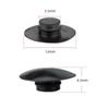 10pcs Black Stem Top Cover Dustproof Bike Headset Screw Cover Parts Bowl Set Cover  Cycling Parts
