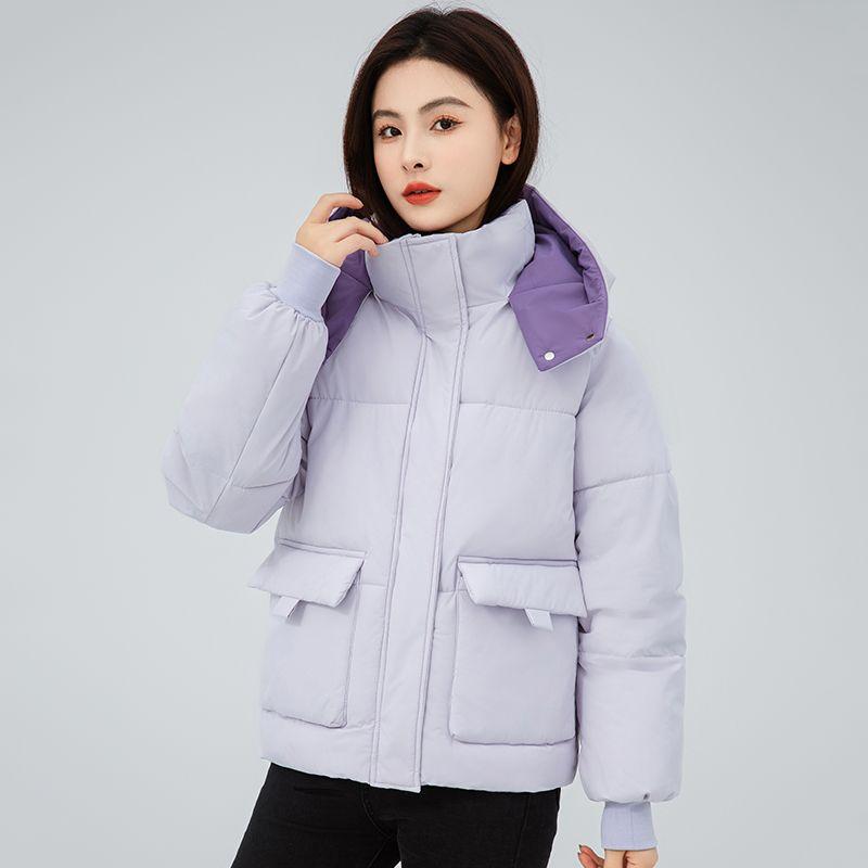 Winter Sweet Loose Cotton Jacket Korean Thickened Hooded Short Fashion Coat